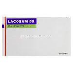 ラコサム　Lacosam50、ジェネリックビムパット　Vimpat、ラコサミド50mg　箱